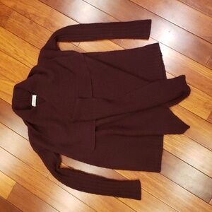 Abercrombie & Fitch Maroon cardigan. Women's size XXS